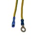 Кабель заземления кольцо-разъем (мама) 0.25м (без крепежа) Hyperline TGRD-CP-25