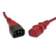 Кабель питания Hyperline PWC-IEC13-IEC14-1.8-RD