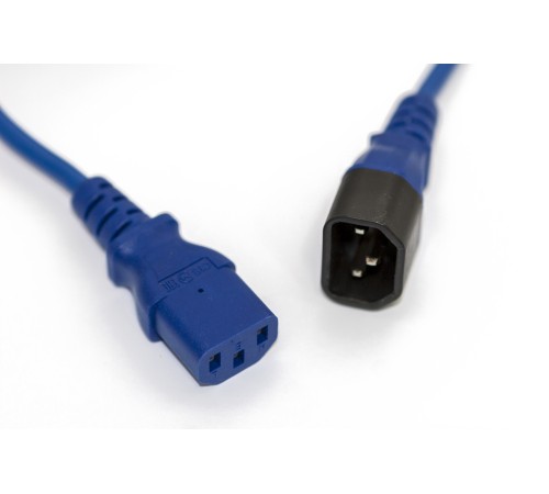 Кабель питания Hyperline PWC-IEC13-IEC14-1.0-BL