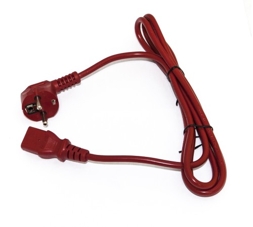 Кабель питания Hyperline PWC-IEC13-SHM-1.8-RD