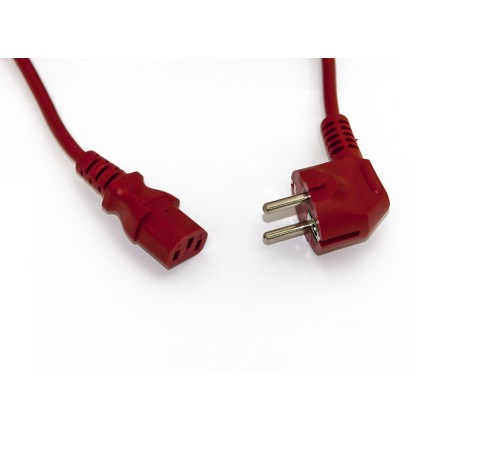 Кабель питания Hyperline PWC-IEC13-SHM-5.0-RD