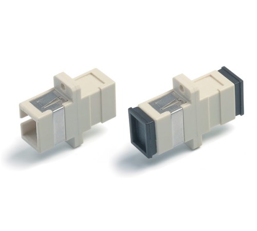 Оптический проходной адаптер SC-SC MM simplex Hyperline FA-P11Z-SC/SC-N/BK-BG
