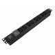 Блок распределения питания Hyperline SHE19-8IEC-S-IEC