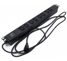 Блок распределения питания Hyperline SHE19-8IEC-2.5IEC