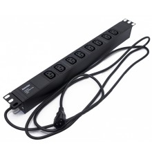 Блок распределения питания Hyperline SHE19-8IEC-2.5IEC