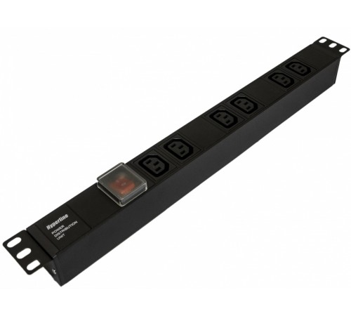 Блок распределения питания Hyperline SHE19-6IEC-S-IEC