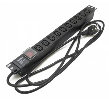 Блок распределения питания Hyperline SHE19-10IEC-S-2.5EU