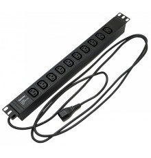 Блок распределения питания Hyperline SHE19-10IEC-2.5IEC