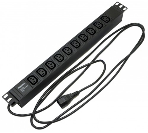 Блок распределения питания Hyperline SHE19-10IEC-2.5IEC