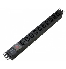 Блок распределения питания Hyperline SHE19-10IEC-S-IEC