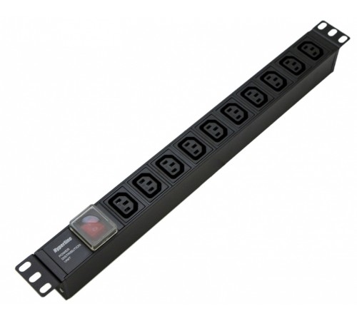 Блок распределения питания Hyperline SHE19-10IEC-S-IEC