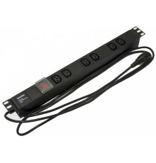 Блок распределения питания Hyperline SHE19-6IEC-S-2.5IEC