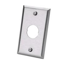 Панель лицевая для 1-го промышленного модуля IP67 нержавеющая сталь Hyperline FP-IE-U-1-SL