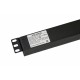 Блок розеток вертикальный Hyperline SHE-19SH-2.5EU
