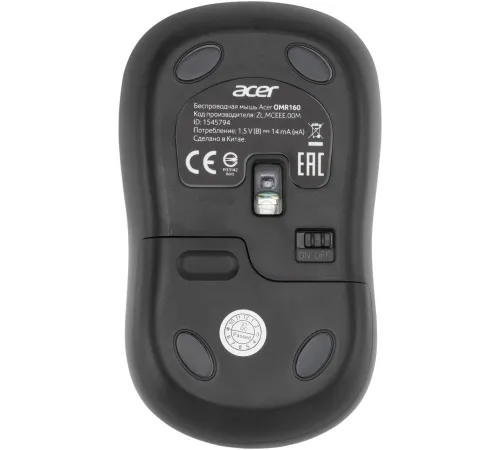 Мышь Acer OMR160 ZL.MCEEE.00M