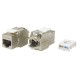 Вставка Keystone Jack RJ-45 (8P8C) Hyperline KJ8-8P8C-C6-180-TLS-SH-F-WH