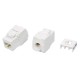 Вставка Keystone Jack RJ-45 (8P8C) Hyperline KJ8-8P8C-C5e-180-TLS-WH