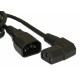 Кабель питания Hyperline PWC-IEC13A-IEC14-1.0-BK