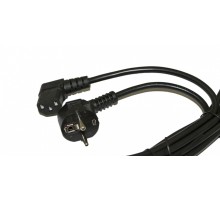 Кабель питания Hyperline PWC-IEC13A-SHM-1.8-BK