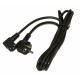 Кабель питания Hyperline PWC-IEC13A-SHM-1.8-BK