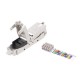 Проходной адаптер (coupler) категория 6A полный экран IDC Hyperline CA3-IDC-C6A-SH-F-SL