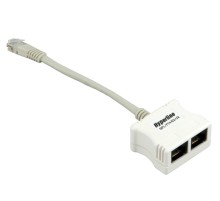Разветвитель RJ-45 4Pr.T568A/T568B -> 2Pr.10BASE + 2Pr.USOC Hyperline SPL-YT4-E2-U2
