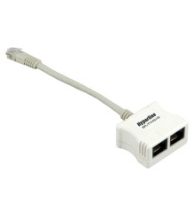 Разветвитель RJ-45 4Pr.T568A/T568B -> 2Pr.10BASE + 2Pr.USOC Hyperline SPL-YT4-E2-U2