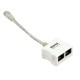 Разветвитель RJ-45 4Prр.USOC -> 2 x 2Pr.USOC Hyperline SPL-YT4-U2-U2