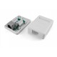 Розетка компьютерная RJ-45 (8P8C) категория 5e экранированная одинарная внешняя Dual IDC Hyperline SB1-1-8P8C-C5e-SH-WH