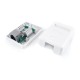 Розетка компьютерная RJ-45 (8P8C) категория 6 экранированная одинарная внешняя Dual IDC Hyperline SB1-1-8P8C-C6-SH-WH