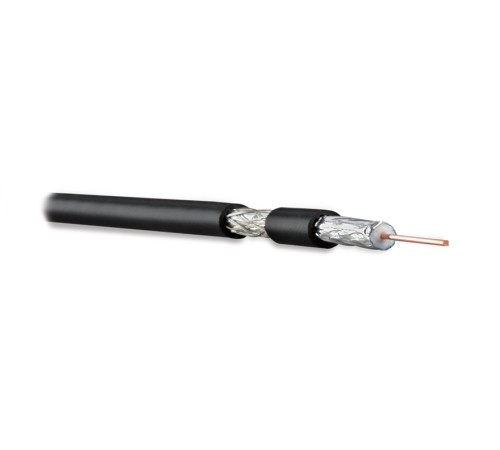 Кабель коаксиальный Hyperline COAX-RG6-100