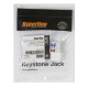 Вставка Keystone Jack RJ-45 (8P8C) Hyperline KJ9-8P8C-C6-90-WH