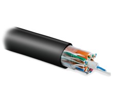 Кабель витая пара Hyperline UUTP25W-C5-S24-OUT-PE-BK
