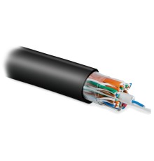 Кабель витая пара Hyperline UUTP25W-C5-S24-OUT-PE-BK
