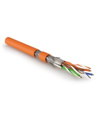 Кабель витая пара Hyperline SFTP4-C8.1-S23-IN-LSZH-OR-500