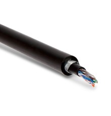 Кабель витая пара Hyperline UUTP4-C5E-S24-ARM-OUT-PE/PE-BK