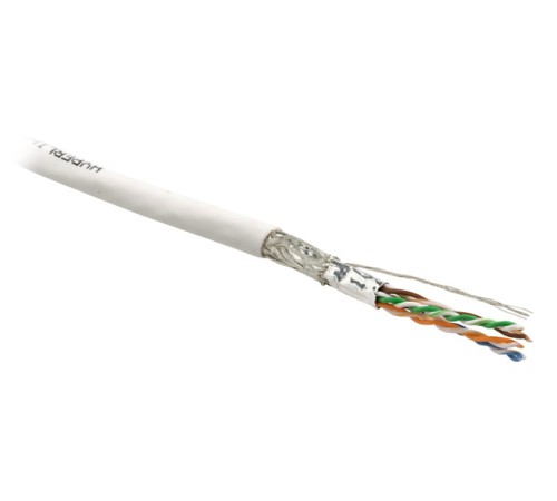 Кабель витая пара Hyperline SFUTP4-C6-P26-IN-LSZH-GY-500
