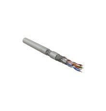 Кабель витая пара Hyperline SFUTP4-C5E-P26-IN-LSZH-GY-305