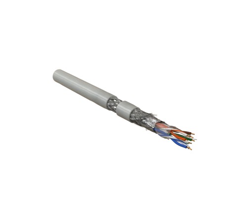 Кабель витая пара Hyperline SFUTP4-C5E-P26-IN-LSZH-GY-305