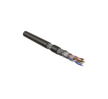 Кабель витая пара Hyperline SFUTP4-C5E-P26-IN-PVC-BK-305