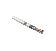Кабель витая пара Hyperline SFUTP4-C5E-P26-IN-PVC-WH-305