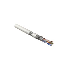 Кабель витая пара Hyperline SFUTP4-C5E-P26-IN-PVC-WH-305