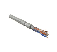 Кабель витая пара Hyperline FUTP4-C6-S23-IN-LSLTX-GY-305