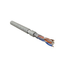 Кабель витая пара Hyperline FUTP4-C6-S23-IN-LSLTX-GY-305