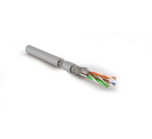 Кабель витая пара Hyperline SFTP4-C7-P26-IN-LSZH-GY-500