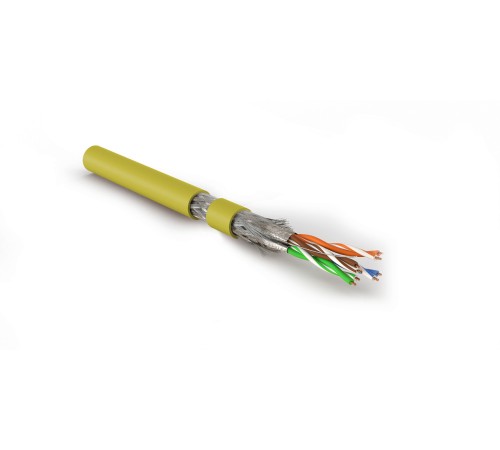 Кабель витая пара Hyperline SFTP4-C7-P26-IN-LSZH-YL-500