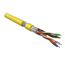 Кабель витая пара Hyperline UFTP4-C6-P26-IN-LSZH-YL-100