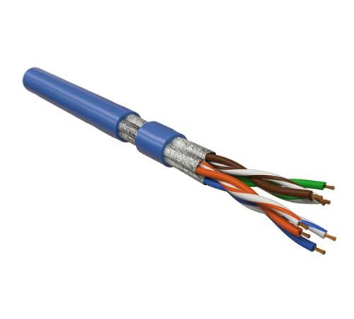 Кабель витая пара Hyperline UFTP4-C6-P26-IN-LSZH-BL-100