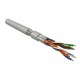 Кабель витая пара Hyperline UFTP4-C6-P26-IN-LSZH-GY-100