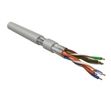 Кабель витая пара Hyperline UFTP4-C6-P26-IN-LSZH-GY-500